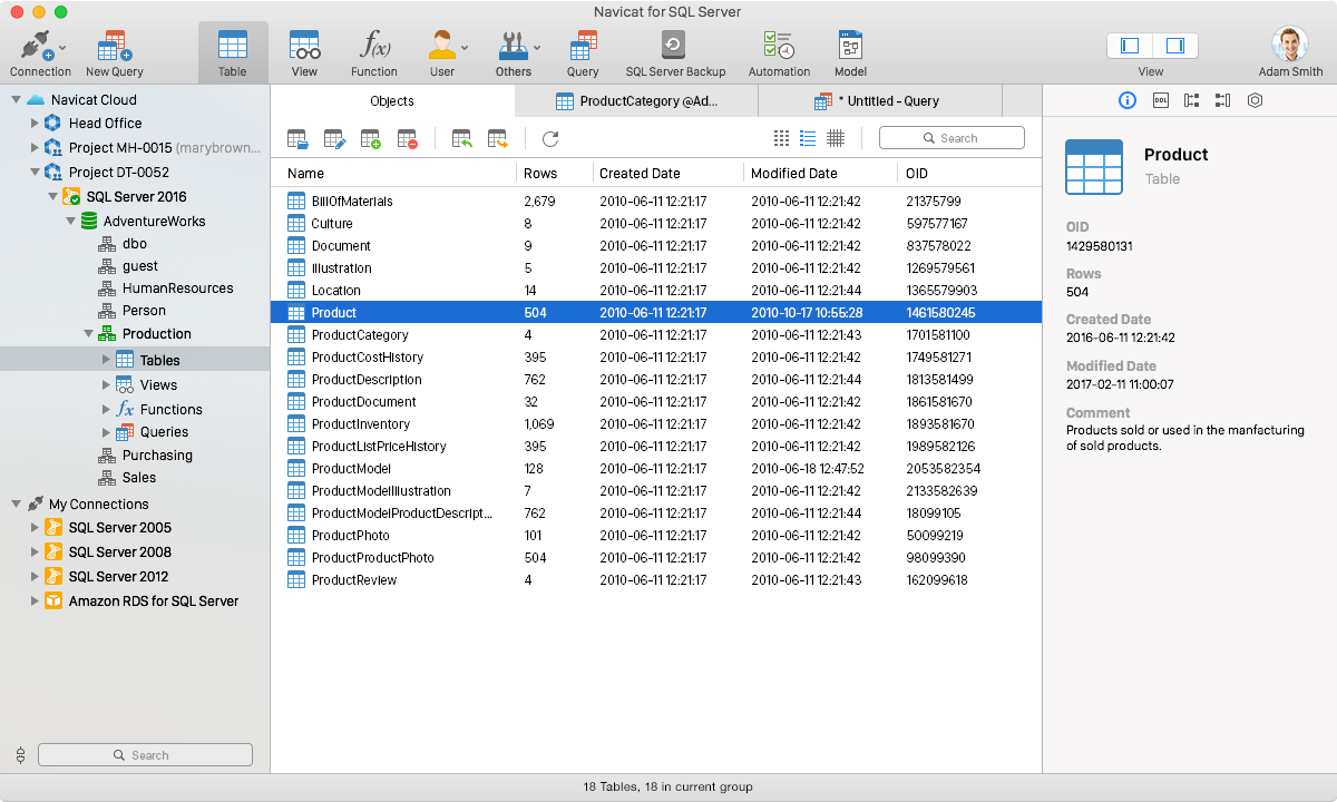 Navicat for SQL Server for Mac 12.0.25 破解版 – 数据管理库与开发工具